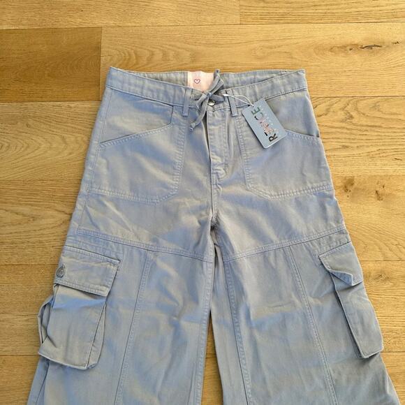 Revice Denim - The Maverick  /  Titanium Sky Parachute Pants in Gray - Picture 2 of 7